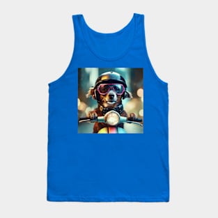 Scooter Dog Tank Top